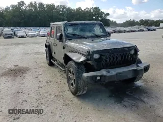 2018 Jeep Wrangler Unlimited Sport z VIN 1C4HJXDNXJW283388, wystawiony jako Copart lot #80480864 z przebiegiem Nie podano mil oraz Nie do naprawy • Non repairable. Historia ofert i sprzedaży dostępna na DreamBid. Obrazek 13.