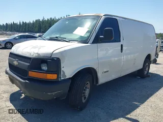 2005 Chevrolet Express Cargo with VIN 1GCGG25V151200770, listed as a IAAI auction lot 42639469 with 336,555 mi miles and . Bid and sale history available at DreamBid. Image 2.