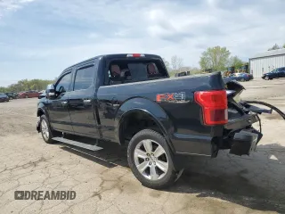 2018 Ford F-150 XL with VIN 1FTFW1EG2JFE02475, listed as a Copart auction lot 54108295 with 121,193 mi miles and Salvage title. Bid and sale history available at DreamBid. Image 2.