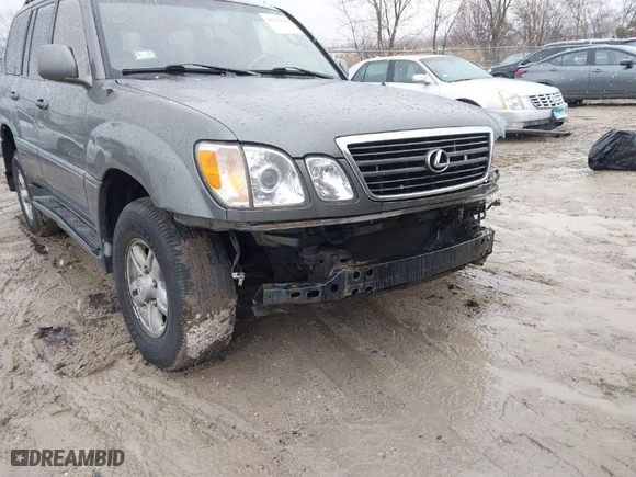 2000 Lexus LX 470 with VIN JT6HT00W8Y0092556, listed as a IAAI auction lot 41727615 with NaN miles. Bid and sale history available at carsss.com. Image 13.