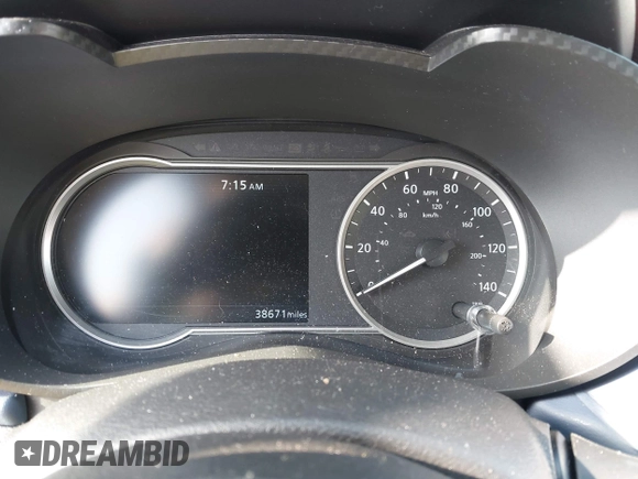 2023 Nissan Versa SV with VIN 3N1CN8EV4PL848612, listed as a IAAI auction lot 42506368 with 38,671 mi miles and . Bid and sale history available at DreamBid. Image 7.