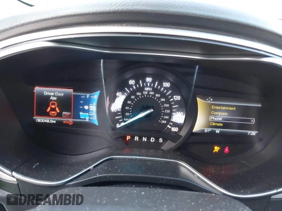 2016 Ford Fusion SE with VIN 3FA6P0H72GR237810, listed as a IAAI auction lot 42455023 with 93,048 mi miles and . Bid and sale history available at DreamBid. Image 7.