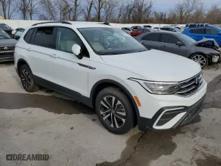 2024 Volkswagen Tiguan S with VIN 3VVRB7AX8RM189529, listed as a Copart auction lot 44741095 with 0 mi miles and Salvage Title. Bid and sale history available at carsss.com. Image 4.