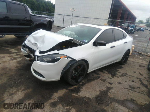 2016 Dodge Dart SXT with VIN 1C3CDFBB1GD540967, listed as a IAAI auction lot 37172145 with 58,036 mi miles and . Bid and sale history available at carsss.com. Image 17.