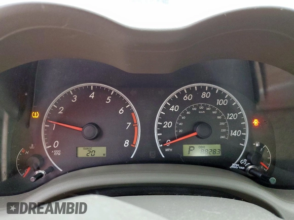 2010 Toyota Corolla with VIN 1NXBU4EE0AZ250529, listed as a Copart auction lot 60311175 with 88,283 mi miles and Salvage title. Bid and sale history available at DreamBid. Image 9.