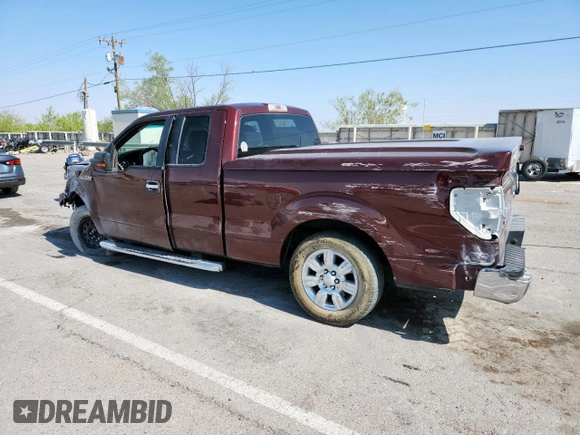 2009 Ford F-150 STX with VIN 1FTRX12819FA12244, listed as a Copart auction lot 58618995 with 136,773 mi miles and Salvage title. Bid and sale history available at DreamBid. Image 2.
