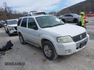 2005 Mercury Mariner Luxury z VIN 4M2CU57165DJ33059, wystawiony jako IAAI lot #41675851 z przebiegiem 222 375 mil mil oraz . Historia ofert i sprzedaży dostępna na DreamBid. Obrazek 1.