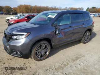 2021 Honda Passport EX-L with VIN 5FNYF7H54MB011715, listed as a Copart auction lot 84494244 with 33,264 mi miles and Salvage Title. Bid and sale history available at carsss.com. Image 1.