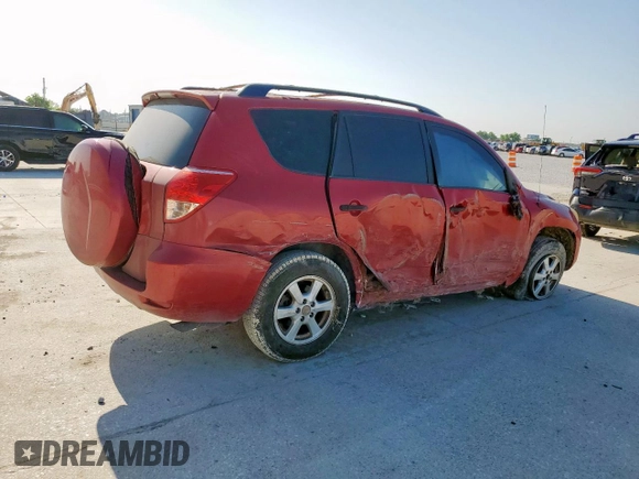 2007 Toyota RAV4 with VIN JTMZD33V376026281, listed as a Copart auction lot 54160095 with 203,286 mi miles and Salvage Title. Bid and sale history available at carsss.com. Image 3.