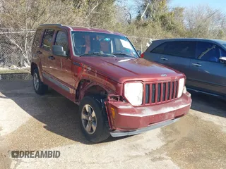 2008 Jeep Liberty Sport with VIN 1J8GP28K18W115266, listed as a IAAI auction lot 41714378 with 276,788 mi miles. Bid and sale history available at carsss.com. Image 1.