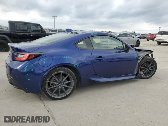2022 Subaru BRZ Limited with VIN JF1ZDBF16N8701518, listed as a Copart auction lot 85743384 with 58,644 mi miles and Salvage Title. Bid and sale history available at carsss.com. Image 3.