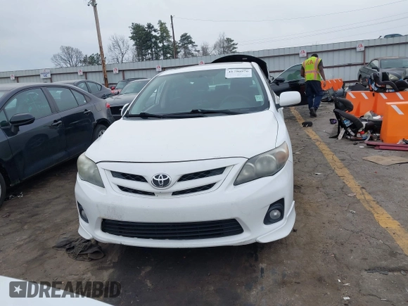2011 Toyota Corolla L with VIN 2T1BU4EE3BC695365, listed as a IAAI auction lot 41790976 with 174,517 mi miles. Bid and sale history available at carsss.com. Image 12.