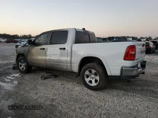 2025 Ram 1500 Big Horn with VIN 1C6SRFFPXSN583907, listed as a Copart auction lot 87313124 with 0 mi miles and Non Repairable. Bid and sale history available at carsss.com. Image 2.