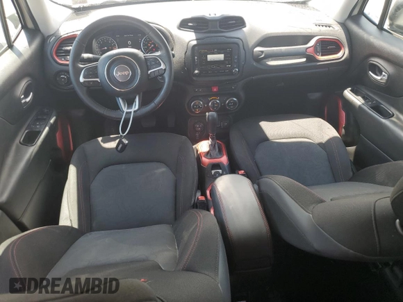 2016 Jeep Renegade Trailhawk with VIN ZACCJBCTXGPC45033, listed as a Copart auction lot 63483245 with 152,198 mi miles and Salvage title. Bid and sale history available at DreamBid. Image 8.