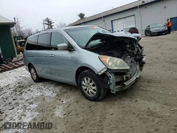 2008 Honda Odyssey EX-L with VIN 5FNRL38748B053878, listed as a Copart auction lot 49357005 with 222,876 mi miles and Salvage Title. Bid and sale history available at DreamBid. Image 11.