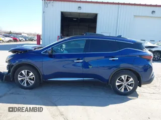 2021 Nissan Murano SV with VIN 5N1AZ2BS9MC126295, listed as a IAAI auction lot 41992143 with 33,385 mi miles and . Bid and sale history available at DreamBid. Image 15.