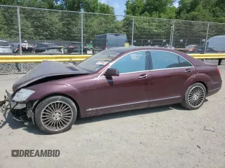 2010 Mercedes-Benz S 550 with VIN WDDNG8GB7AA345891, listed as a Copart auction lot 59798625 with 129,460 mi miles and Salvage title. Bid and sale history available at DreamBid. Image 1.