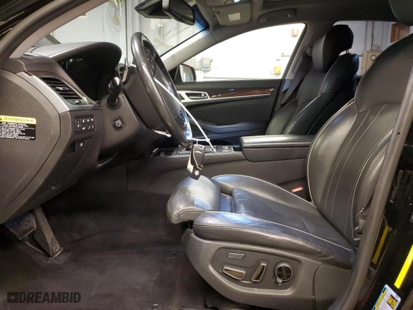 2016 Hyundai Genesis 3.8L with VIN KMHGN4JE7GU112388, listed as a Copart auction lot 44325305 with 90,329 mi miles and Salvage Title. Bid and sale history available at carsss.com. Image 7.