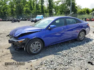 2024 Hyundai Elantra SEL with VIN KMHLM4DG6RU809701, listed as a Copart auction lot 60174325 with 7,749 mi miles and Salvage title. Bid and sale history available at DreamBid. Image 1.