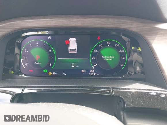 2024 Volkswagen Atlas SEL Premium R-Line with VIN 1V2FR2CA7RC598307, listed as a IAAI auction lot 42326908 with 16,792 mi miles and . Bid and sale history available at DreamBid. Image 7.
