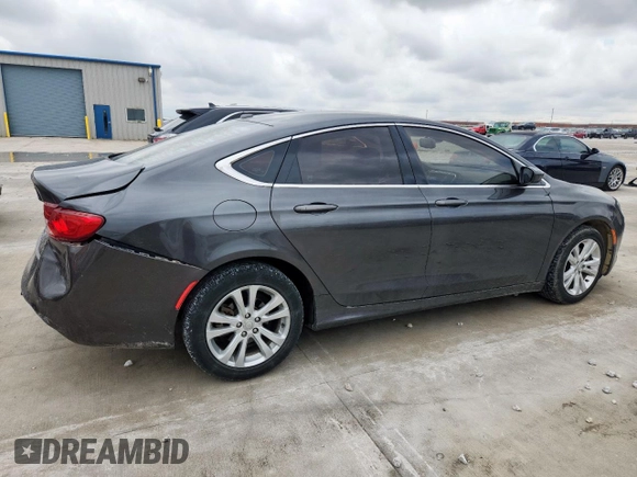 2015 Chrysler 200 Limited with VIN 1C3CCCAB8FN680655, listed as a Copart auction lot 60544225 with 192,932 mi miles and Salvage title. Bid and sale history available at DreamBid. Image 3.