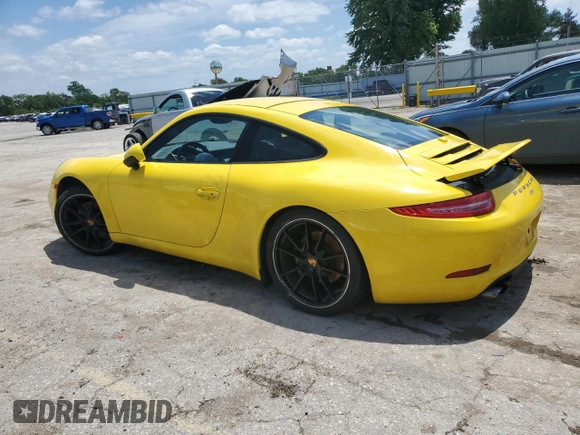 2015 Porsche 911 Carrera with VIN WP0AA2A96FS106430, listed as a Copart auction lot 61243483 with 61,635 mi miles. Bid and sale history available at carsss.com. Image 2.