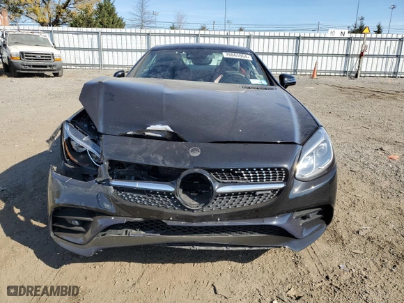 2018 Mercedes-Benz SLC with VIN WDDPK6GA1JF150391, listed as a Copart auction lot 76665964 with 26,099 mi miles and Salvage Title. Bid and sale history available at carsss.com. Image 5.