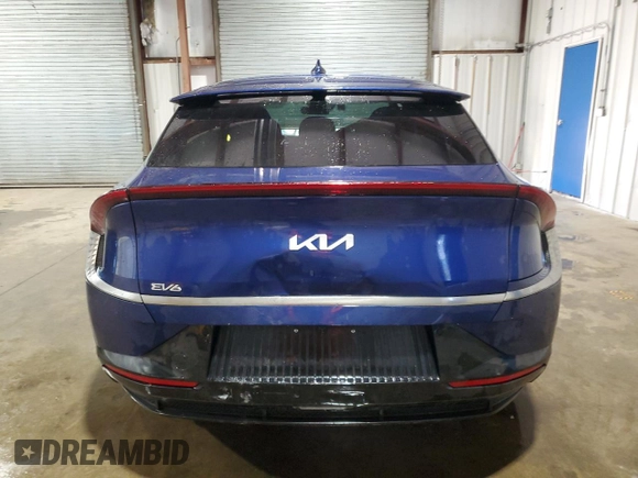 2024 Kia EV6 Wind with VIN KNDC34LA0R5617785, listed as a Copart auction lot 54454865 with 15,423 mi miles and Clean Title. Bid and sale history available at DreamBid. Image 6.