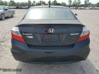 2012 Honda Civic Hybrid with VIN JHMFB4F38CS009890, listed as a Copart auction lot 53616765 with 153,131 mi miles and Clean Title. Bid and sale history available at carsss.com. Image 6.