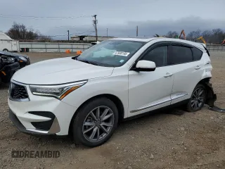 2021 Acura RDX Technology with VIN 5J8TC2H51ML046667, listed as a Copart auction lot 47938195 with 44,444 mi miles and Salvage title. Bid and sale history available at DreamBid. Image 1.