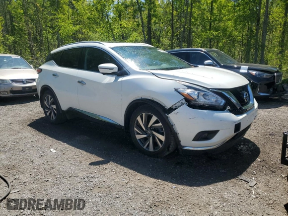 2017 Nissan Murano SL z VIN 5N1AZ2MH0HN161870, wystawiony jako Copart lot #57283935 z przebiegiem 206 302 mil mil oraz Czysty tytuł • Clean title. Historia ofert i sprzedaży dostępna na DreamBid. Obrazek 4.