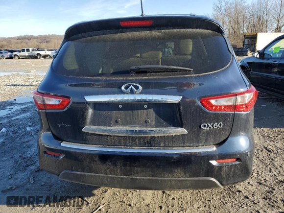 2015 Infiniti QX60 with VIN 5N1AL0MM1FC532353, listed as a Copart auction lot 43291125 with 87,530 mi miles and Salvage title. Bid and sale history available at DreamBid. Image 6.