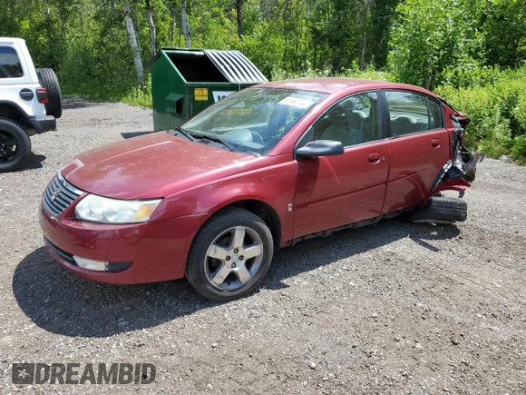 2006 Saturn ION with VIN 1G8AL55B06Z206288, listed as a Copart auction lot 61862744 with 184,147 mi miles and Salvage Title. Bid and sale history available at carsss.com. Image 1.