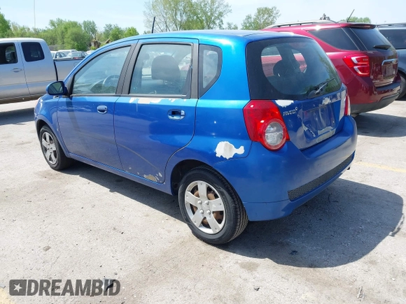 2009 Chevrolet Aveo 1LT with VIN KL1TD66E09B623036, listed as a IAAI auction lot 42099376 with 140,318 mi miles and . Bid and sale history available at DreamBid. Image 3.