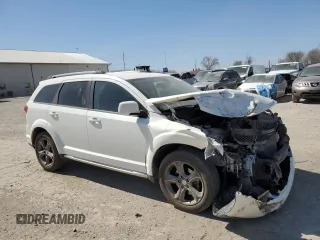 2017 Dodge Journey Crossroad Plus with VIN 3C4PDDGG0HT513681, listed as a Copart auction lot 50702115 with 131,448 mi miles and Salvage title. Bid and sale history available at DreamBid. Image 4.