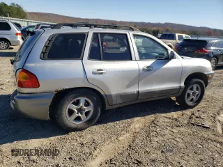 2003 Hyundai Santa Fe GLS with VIN KM8SC73D43U473982, listed as a Copart auction lot 82681954 with 252,240 mi miles and Salvage Title. Bid and sale history available at carsss.com. Image 3.