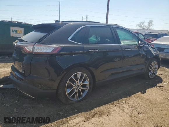 2017 Ford Edge Titanium z VIN 2FMPK4K81HBB56007, wystawiony jako Copart lot #53560635 z przebiegiem 87 552 mil mil oraz Czysty tytuł • Clean title. Historia ofert i sprzedaży dostępna na DreamBid. Obrazek 3.