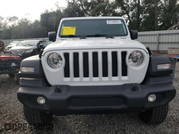 2020 Jeep Wrangler Sport with VIN 1C4GJXAG4LW210506, listed as a Copart auction lot 81745024 with 28,863 mi miles and Salvage title. Bid and sale history available at DreamBid. Image 5.