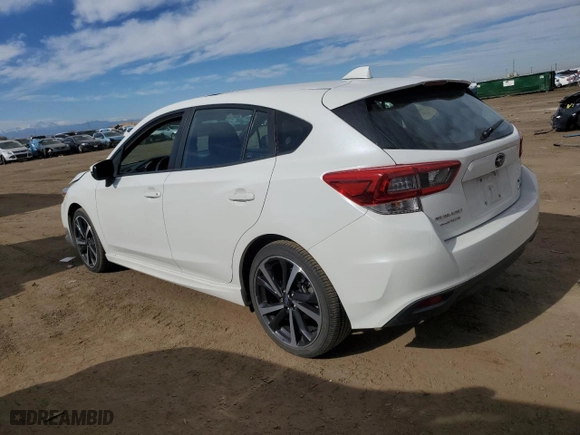 2022 Subaru Impreza Sport with VIN 4S3GTAM65N3701276, listed as a Copart auction lot 77909914 with 17,777 mi miles and Clean Title. Bid and sale history available at carsss.com. Image 2.