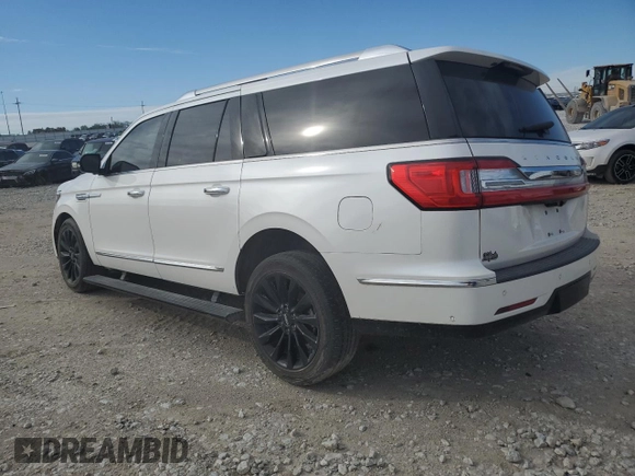 2018 Lincoln Navigator Select with VIN 5LMJJ3JT3JEL22480, listed as a Copart auction lot 51052065 with 96,120 mi miles and Salvage title. Bid and sale history available at DreamBid. Image 2.