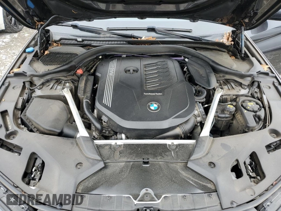 2021 BMW 5 Series 540i with VIN WBA53BJ04MCF43184, listed as a Copart auction lot 45384945 with 48,290 mi miles and Salvage Title. Bid and sale history available at DreamBid. Image 11.