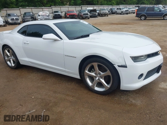 2014 Chevrolet Camaro LT z VIN 2G1FC1E39E9245413, wystawiony jako IAAI lot #42080811 z przebiegiem 88 584 mil mil oraz . Historia ofert i sprzedaży dostępna na DreamBid. Obrazek 1.