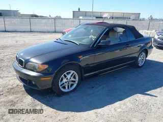 2004 BMW 3 Series 325Ci with VIN WBABW33414PL28254, listed as a IAAI auction lot 41785394 with 129,235 mi miles. Bid and sale history available at carsss.com. Image 2.
