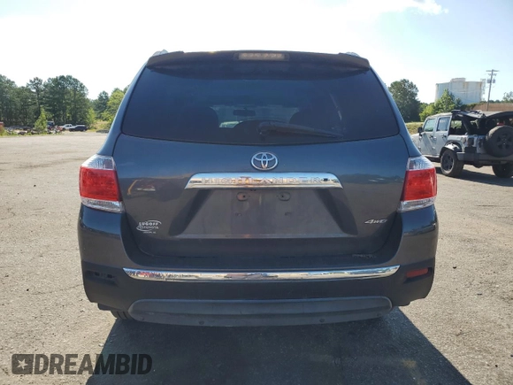 2012 Toyota Highlander Limited with VIN 5TDDK3EH5CS144463, listed as a Copart auction lot 59112575 with 144,513 mi miles and Salvage title. Bid and sale history available at DreamBid. Image 6.