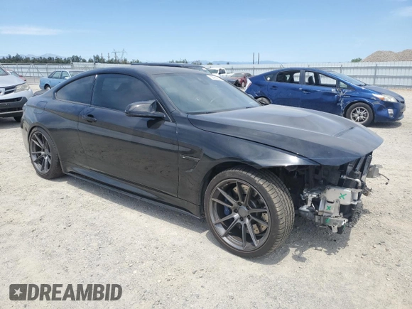 2015 BMW M4 with VIN WBS3R9C5XFK332208, listed as a Copart auction lot 59986204 with 94,316 mi miles and Salvage Title. Bid and sale history available at carsss.com. Image 4.