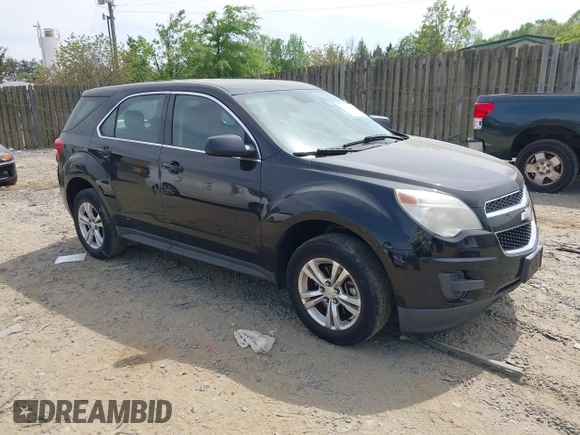 2013 Chevrolet Equinox LS with VIN 2GNALBEK4D6413612, listed as a IAAI auction lot 42120130 with 120,365 mi miles and . Bid and sale history available at DreamBid. Image 1.