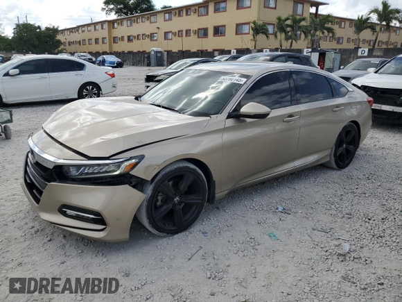 2018 Honda Accord EX-L с VIN 1HGCV3F51JA013212, выставлен на аукционе Copart как лот 53780145 с пробегом 156 907 миль миль и Списание • Salvage title. История ставок и продаж доступна на DreamBid. Изображение 1.