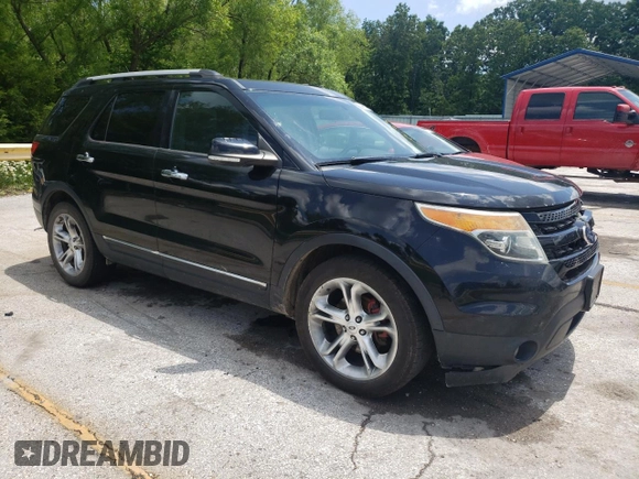 2012 Ford Explorer Limited with VIN 1FMHK7F81CGA13060, listed as a Copart auction lot 58985505 with 213,418 mi miles and Salvage title. Bid and sale history available at DreamBid. Image 4.
