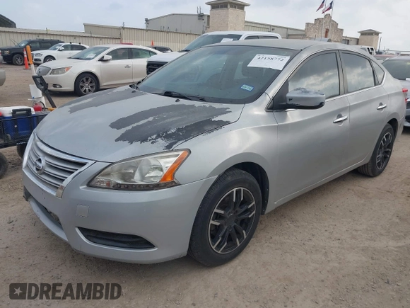 2014 Nissan Sentra S with VIN 3N1AB7APXEY212696, listed as a IAAI auction lot 42158772 with 75,998 mi miles and . Bid and sale history available at DreamBid. Image 2.