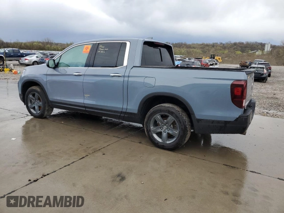 2022 Honda Ridgeline RTL-E with VIN 5FPYK3F71NB039764, listed as a Copart auction lot 52615235 with Not provided miles and Non repairable. Bid and sale history available at DreamBid. Image 2.
